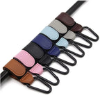 1/2Pcs PU Leather Baby Bag Stroller Hook Pram Rotate 360 Degree Rotatable Cart Organizer Pram Hook Stroller Accessories