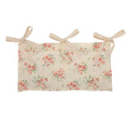 Baby Crib Storage Bag Cotton Double Pouch Newborn Bed Headboard Organizer for Kids Baby Bedding Diaper Toys Bag