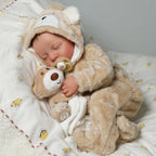 BABESIDE Lifelike Reborn Baby Dolls Boy - 17-Inch Baby Soft Body Realistic-Newborn Baby Dolls Full Body Vinyl Anatomically Corre