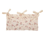 Baby Crib Storage Bag Cotton Double Pouch Newborn Bed Headboard Organizer for Kids Baby Bedding Diaper Toys Bag