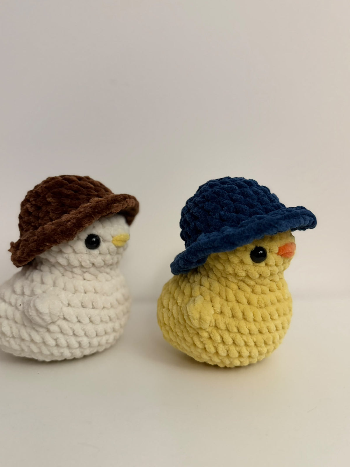 Handmade Crochet Duckling Duo