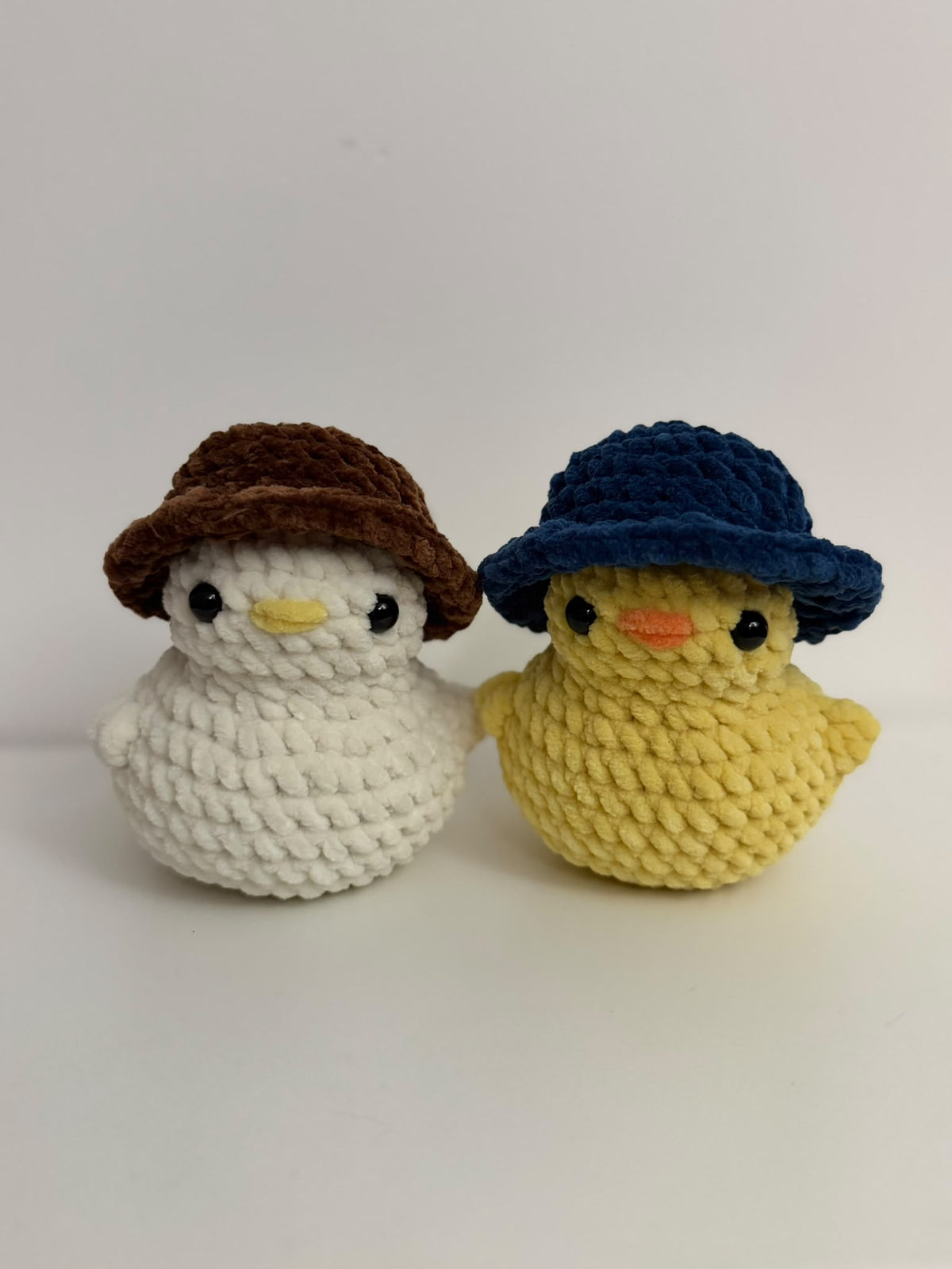 Handmade Crochet Duckling Duo