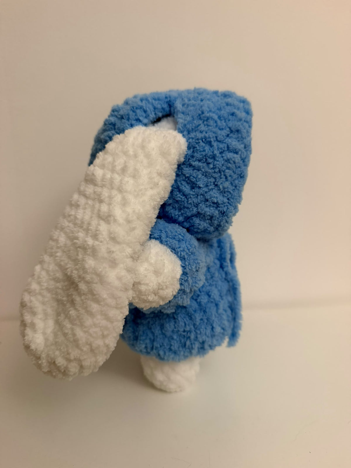 Handmade Crochet Bunny Blue