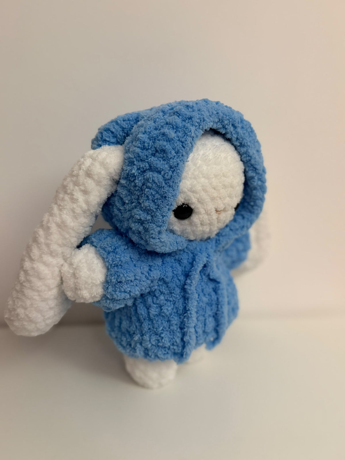 Handmade Crochet Bunny Blue