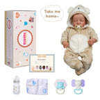 BABESIDE Lifelike Reborn Baby Dolls Boy - 17-Inch Baby Soft Body Realistic-Newborn Baby Dolls Full Body Vinyl Anatomically Corre