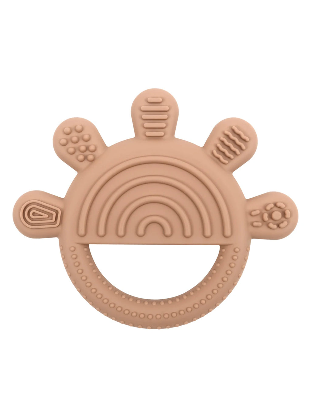 1PC Baby Silicone Teether Toys Cartoon Sun Shape Teethers for Baby Chewing Training Baby Toys Nursing Baby Accessories