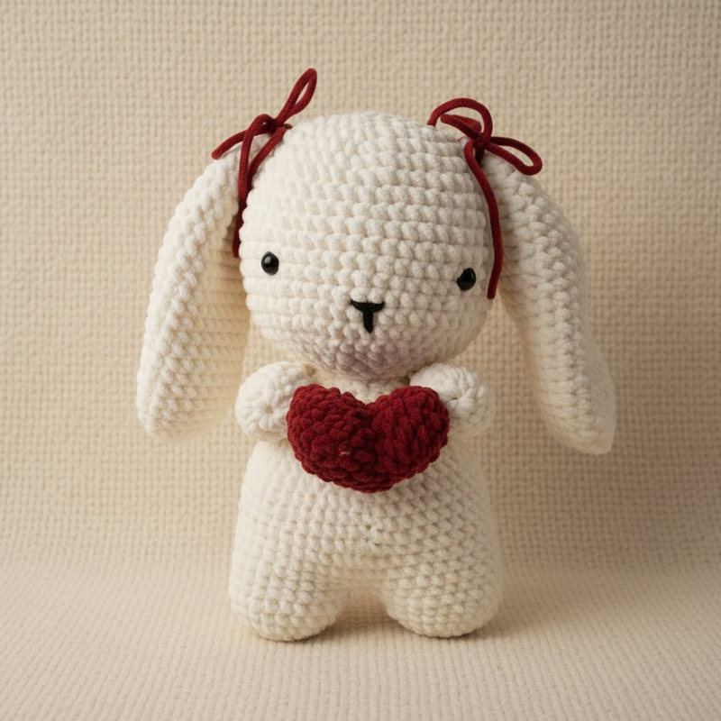 Bunny Wool Background
