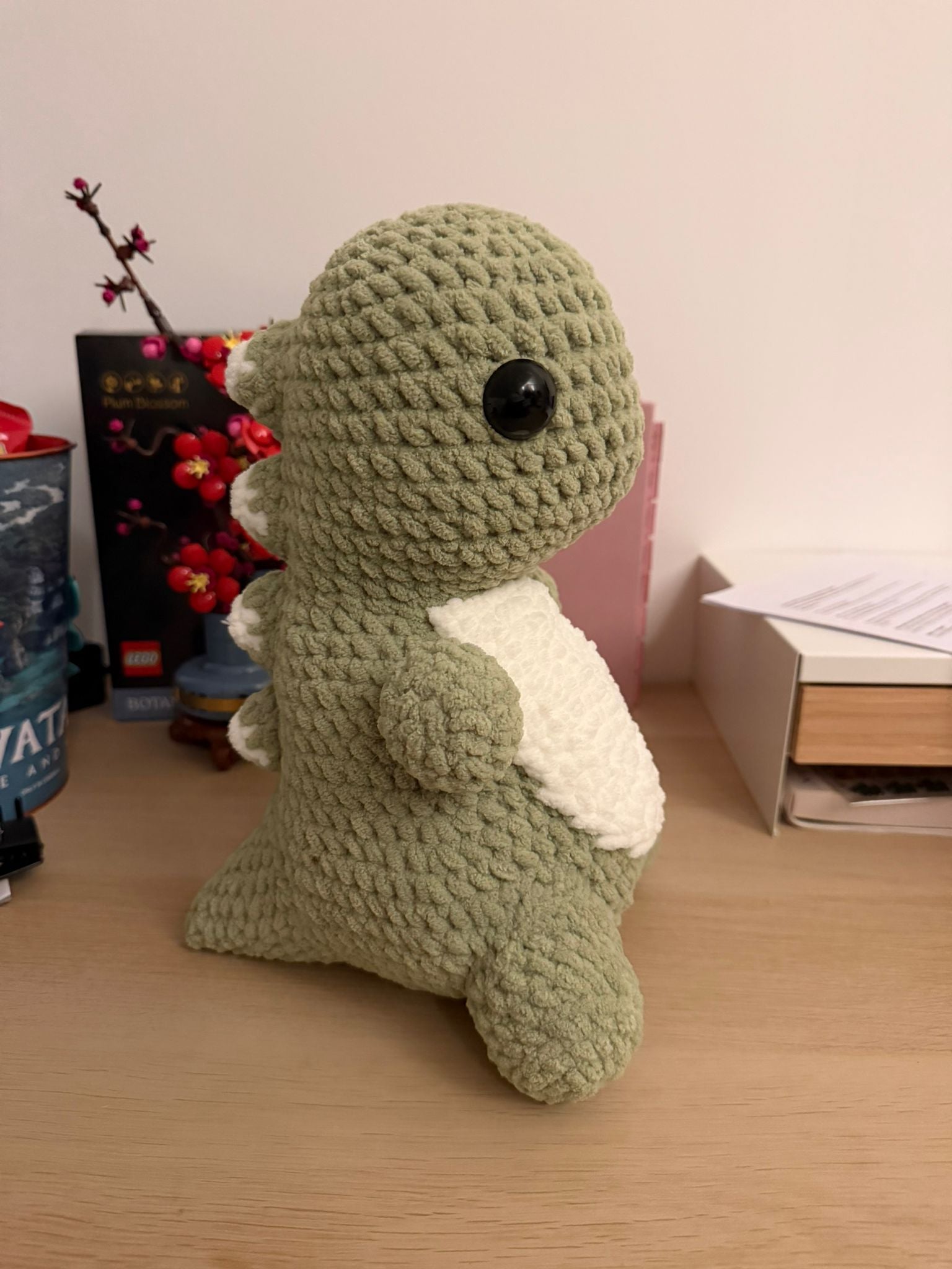 Handmade Crochet Dino Plush