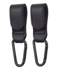 1/2Pcs PU Leather Baby Bag Stroller Hook Pram Rotate 360 Degree Rotatable Cart Organizer Pram Hook Stroller Accessories