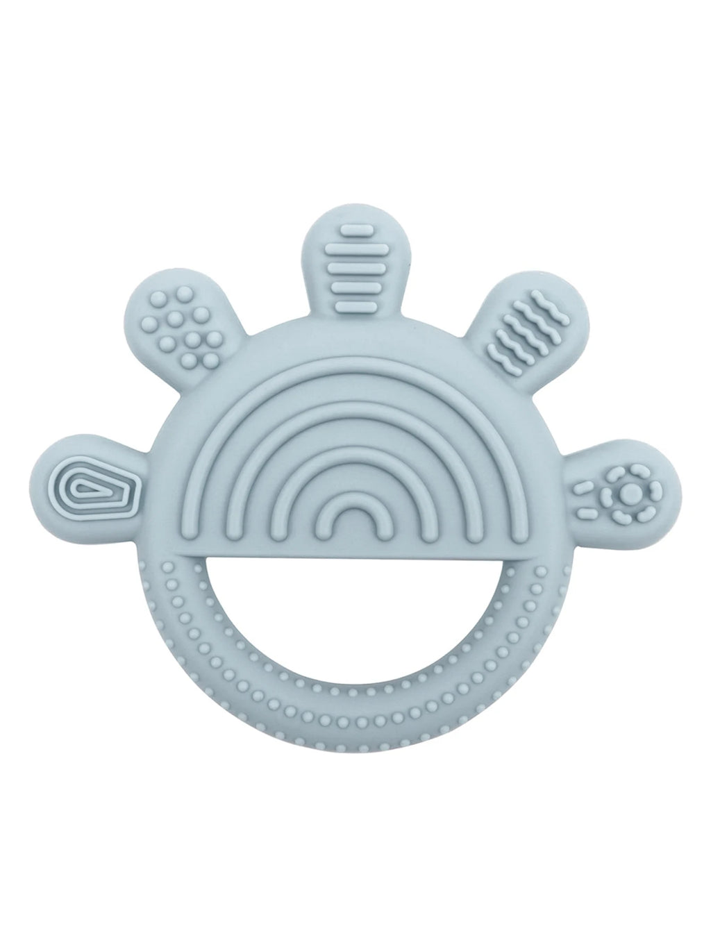 1PC Baby Silicone Teether Toys Cartoon Sun Shape Teethers for Baby Chewing Training Baby Toys Nursing Baby Accessories