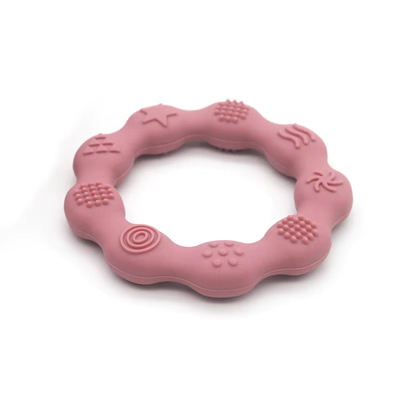 Baby Toys Silicone Anxiety Teethers Animal Bracelet Baby Toys 0 12 Months Cartoon Rattles Mobiles for Babies Silicone Teethers