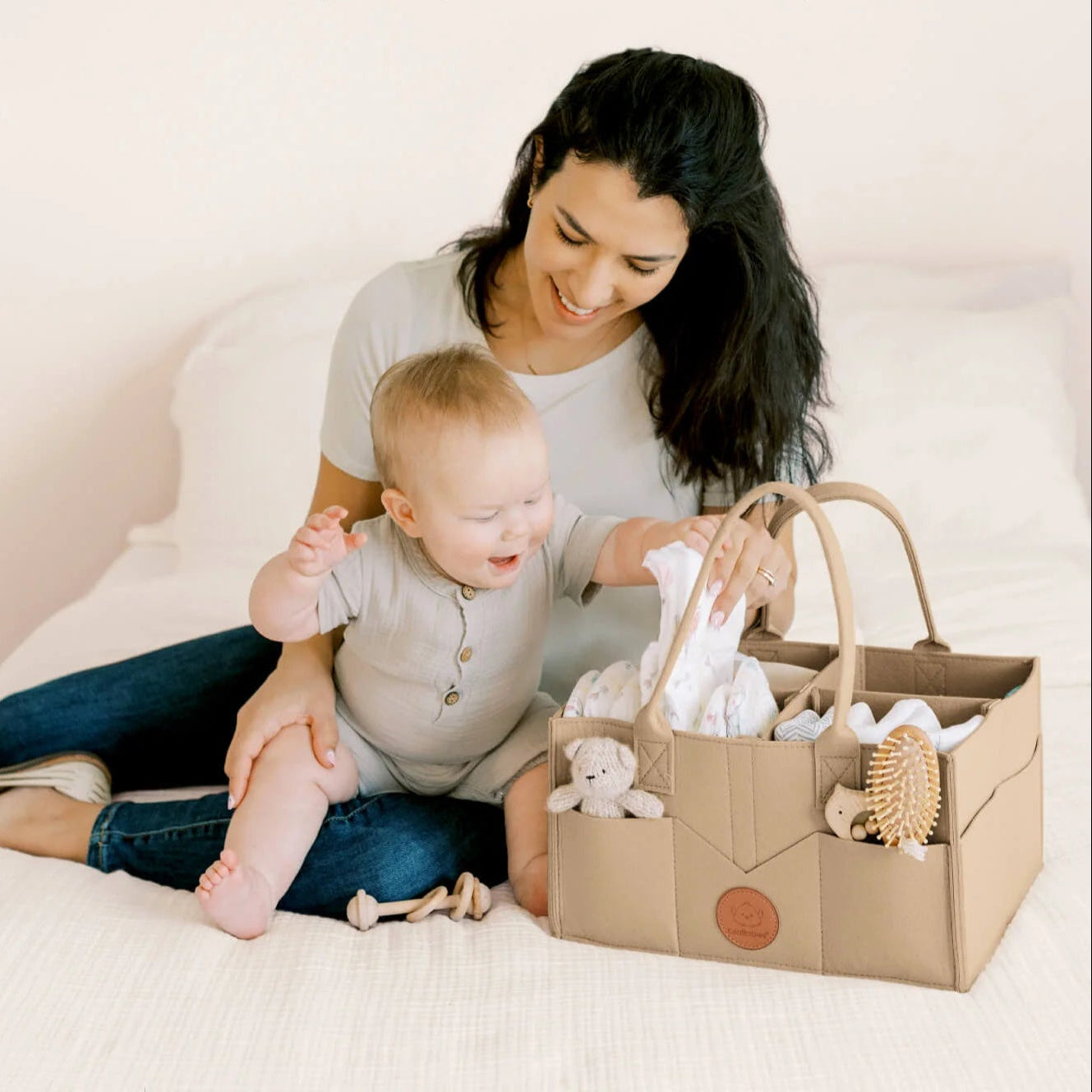 Original 2.0 Diaper Caddy (Taupe)