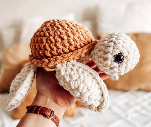 Handmade Crochet Turtle Plush